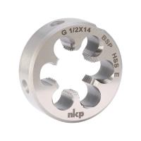 Плашка трубная NKP G 1/2"-14 HSSE DIN EN 24231 A 45x14мм 188001-N2-3131