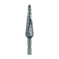 Сверло ступенчатое по металлу Ruko 4-12мм HSS-G 9ступ. L=65мм d=1/4" 101050-9H