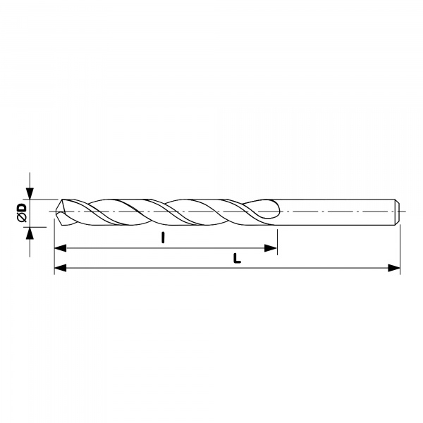 Сверло по металлу Ruko 7,5x109/69мм DIN338 HSS-G h8 5xD 118° 2144075