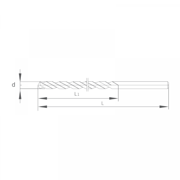 Сверло ц/х Ø 7.4 HSSE-Co5 DIN340 RRTools