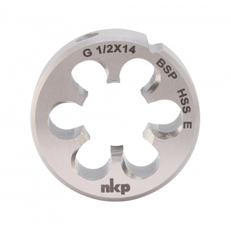Плашка трубная NKP G 1/2"-14 HSSE DIN EN 24231 A 45x14мм 188001-N2-3131
