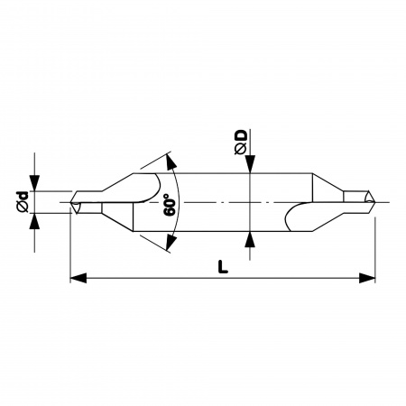 Сверло центровочное MASTER-TOOL 1,6x110мм №А HSSE-Co5 21701601PRO