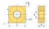 Пластина SNMG120408-VM-802 токарная твердосплавная