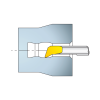 Мини-резец MQ-05205025R Dh6=5 для внутреннего и профильного растачивания