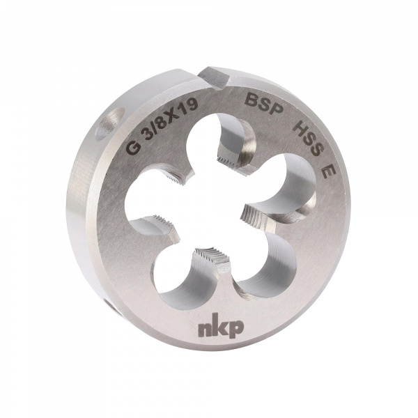 Плашка трубная NKP G 3/8"-19 HSSE DIN EN 24231 A 45x14мм 188001-N2-3129