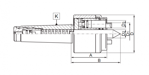 Гидравлические торцовые поводки КМ5 D=90
