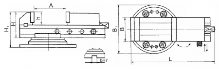 Тиски станочные 125 мм 7200-0210-05