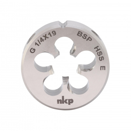 Плашка трубная NKP G 1/4"-19 HSSE DIN EN 24231 A 38x10мм 188001-N2-3127