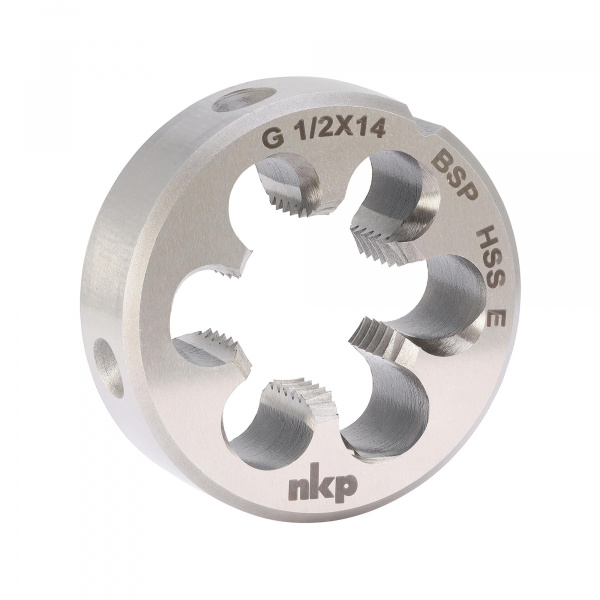 Плашка трубная NKP G 1/2"-14 HSSE DIN EN 24231 A 45x14мм 188001-N2-3131