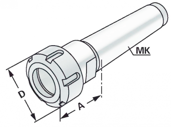 Патрон цанговый КМ3 ER 32 2-20 DIN 6499 (ISO 15488)